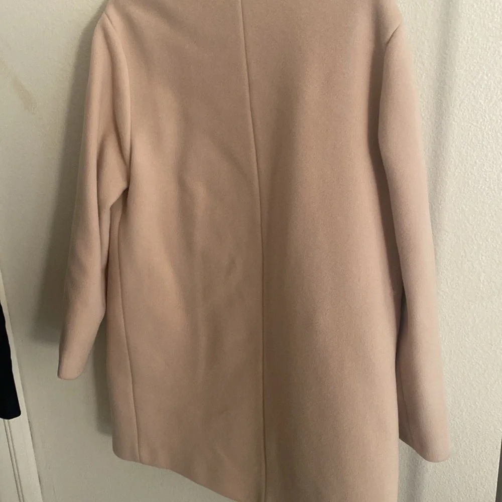REISS Sicily Wool Blend High Collar Cocoon Coat - Picture 9 of 11
